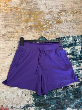 lululemon athletica Women’s Deep Purple Athletic Shorts with Drawstring